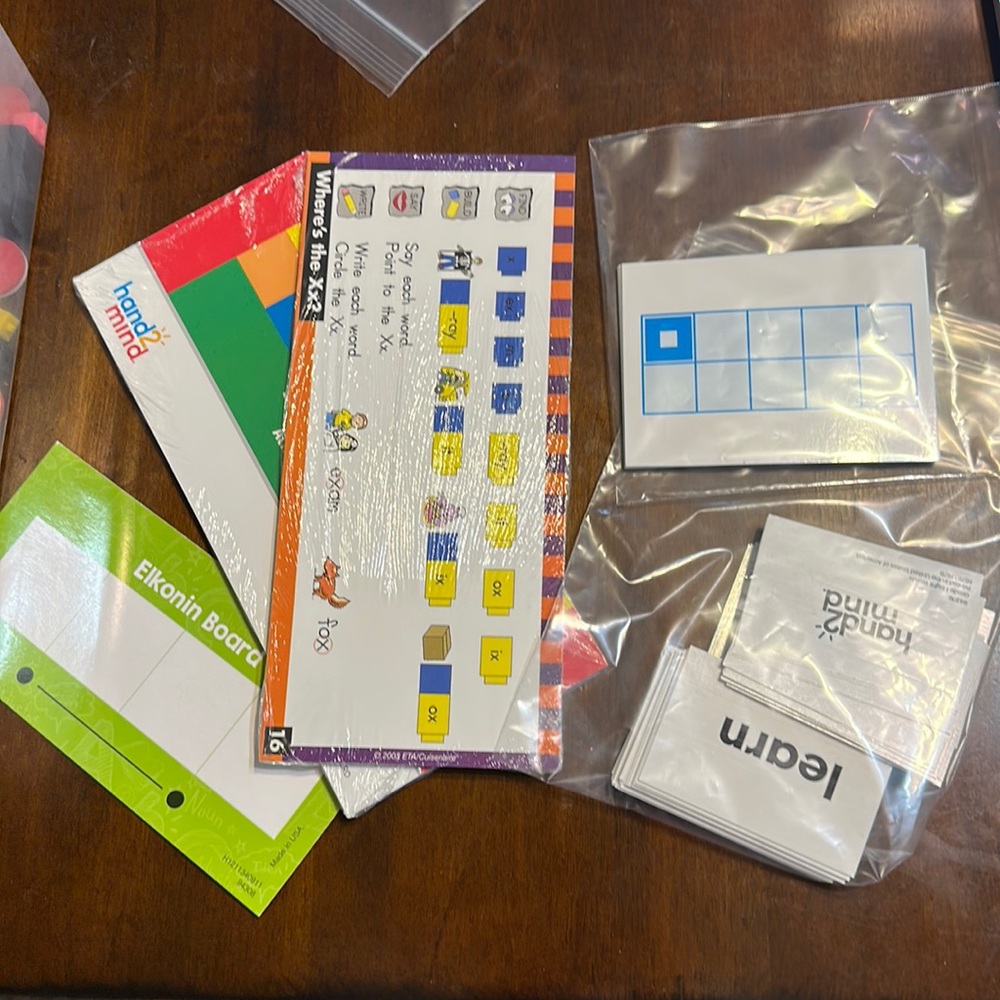 Activity cards and tools for kids learning